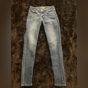 Levi’s 535 Super Skinny Jeans Women’s Size 27 Blue Stretch Denim